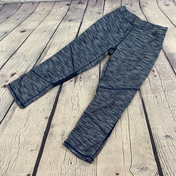 Kyodan Pants - Kyodan Striped Sport Yoga Blue Legging Pants